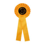 YELLOW ROSETTE (PRINTING INCLUDED)