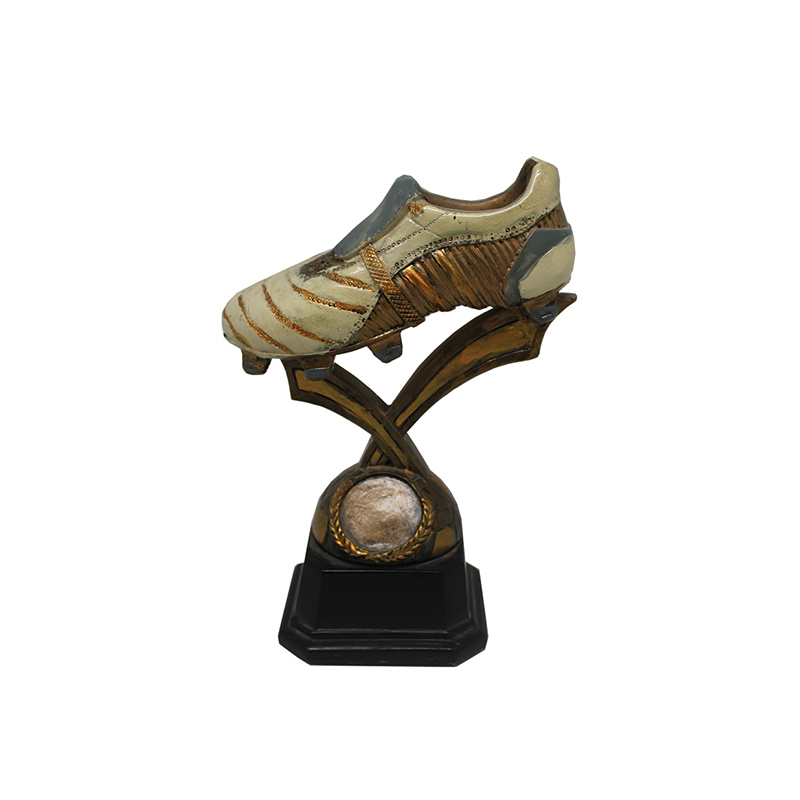 RF7265A.jpg FOOTBALL TROPHY 11CM GOLDEN BOOT - Image 1