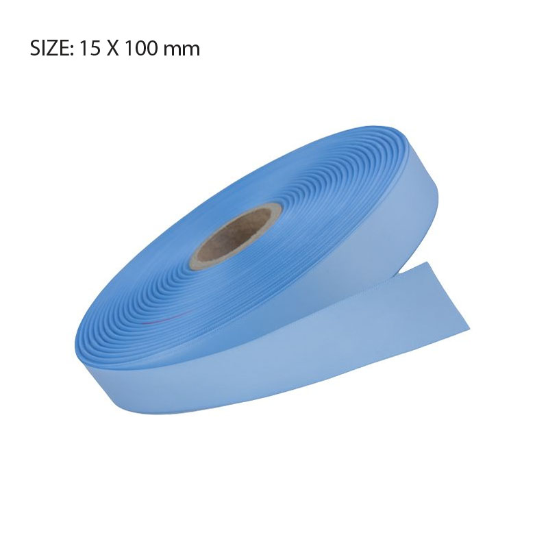 RSSBBLU15100.jpg BABY BLUE ELAN SINGLE FACE SATIN 15MMX100M - Image 1
