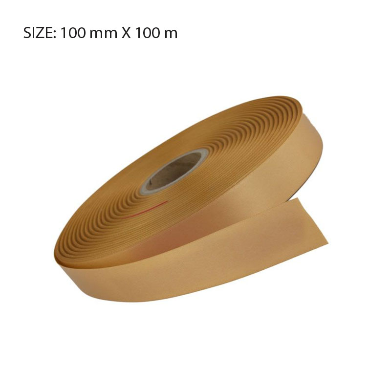 RSSBRON96100-1.jpg BRONZE ELAN SINGLE FACED SATIN 100MMX100M - Image 1