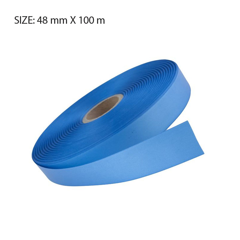 RSSCORN48100.jpg CORNFLOWER ELAN SINGLE FACE SATIN 48MMX100M - Image 1