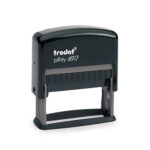 TRODAT CLIMATE NEUTRAL TEXT STAMP 5X1CM - Image 2