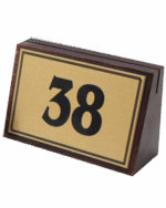 WOODEN TABLE NUMBER STAND - Image 3