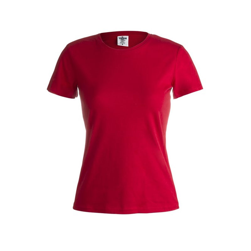 WCS150.RED RED WOMEN T-SHIRT BY KEYA - Image 1