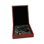 WINE SET IN DELUXE WOODEN BOX