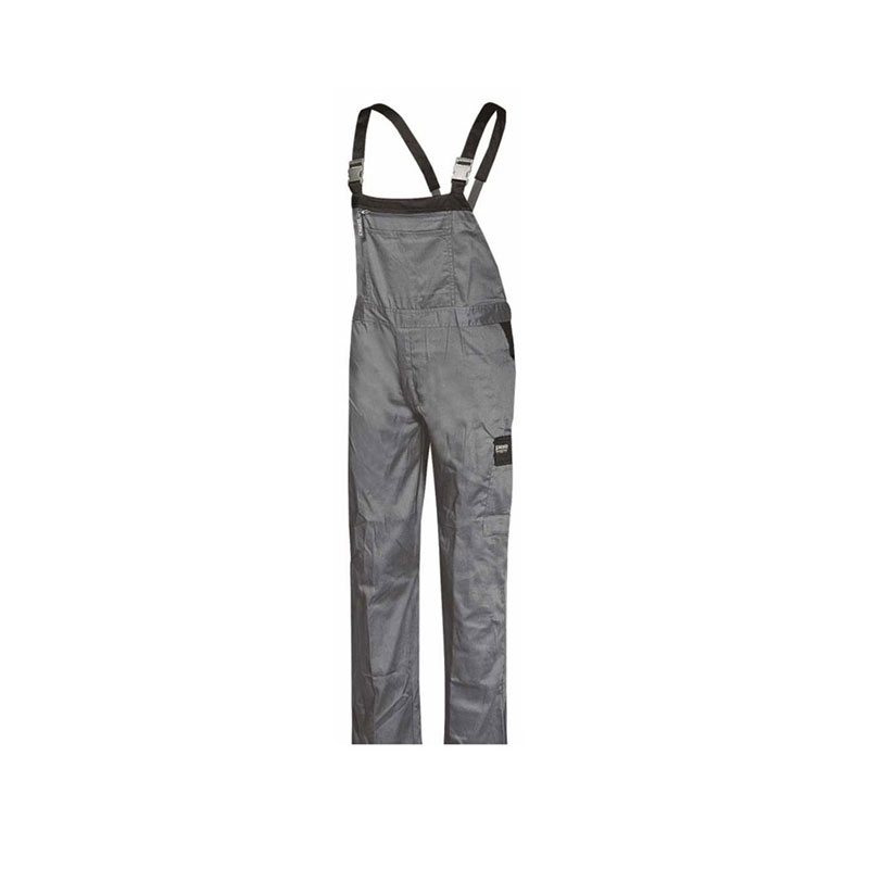 046.GREY GREY BIP PANT WITH CHEST POCKET - Image 1