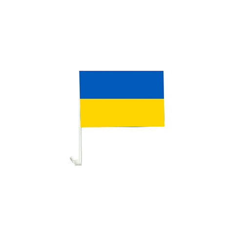 CF80-0025 UKRAINE CAR FLAG 30X45CM - Image 1