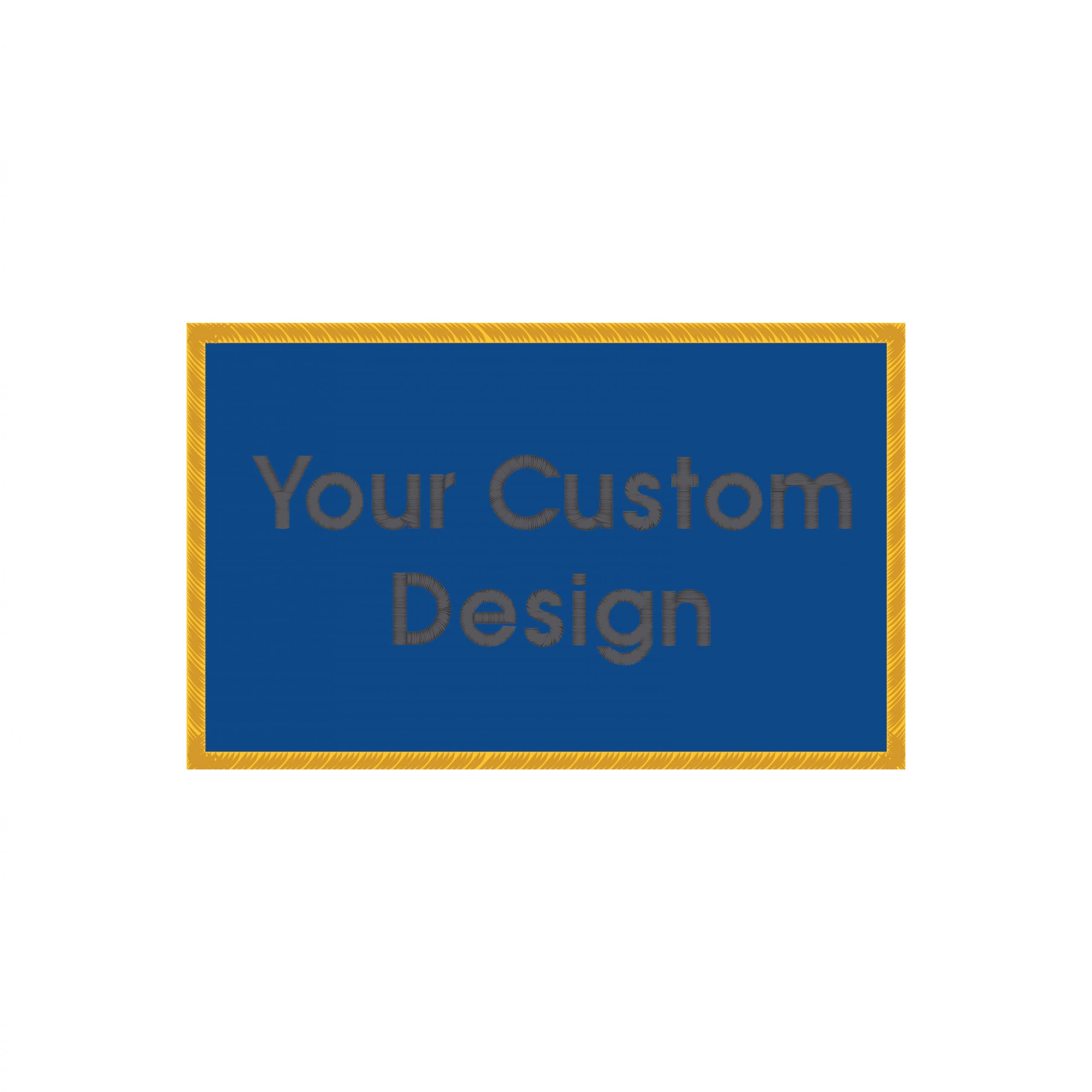 HT906 CUSTOM EMBROIDERED BADGE (PACK OF 25) - Image 1