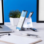 LUMIHUB BOLD PEN HOLDER – LED-LIT DESK ORGANIZER WITH 4-PORT USB 2.0 HUB - Image 4