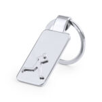 ATHLETIC KEYRING IN A SILVER FINISH - Image 3