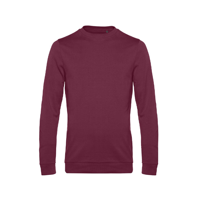 BNC002.BURGUNDY BURGUNDY SWEATSHIRT BY B&C - Image 1