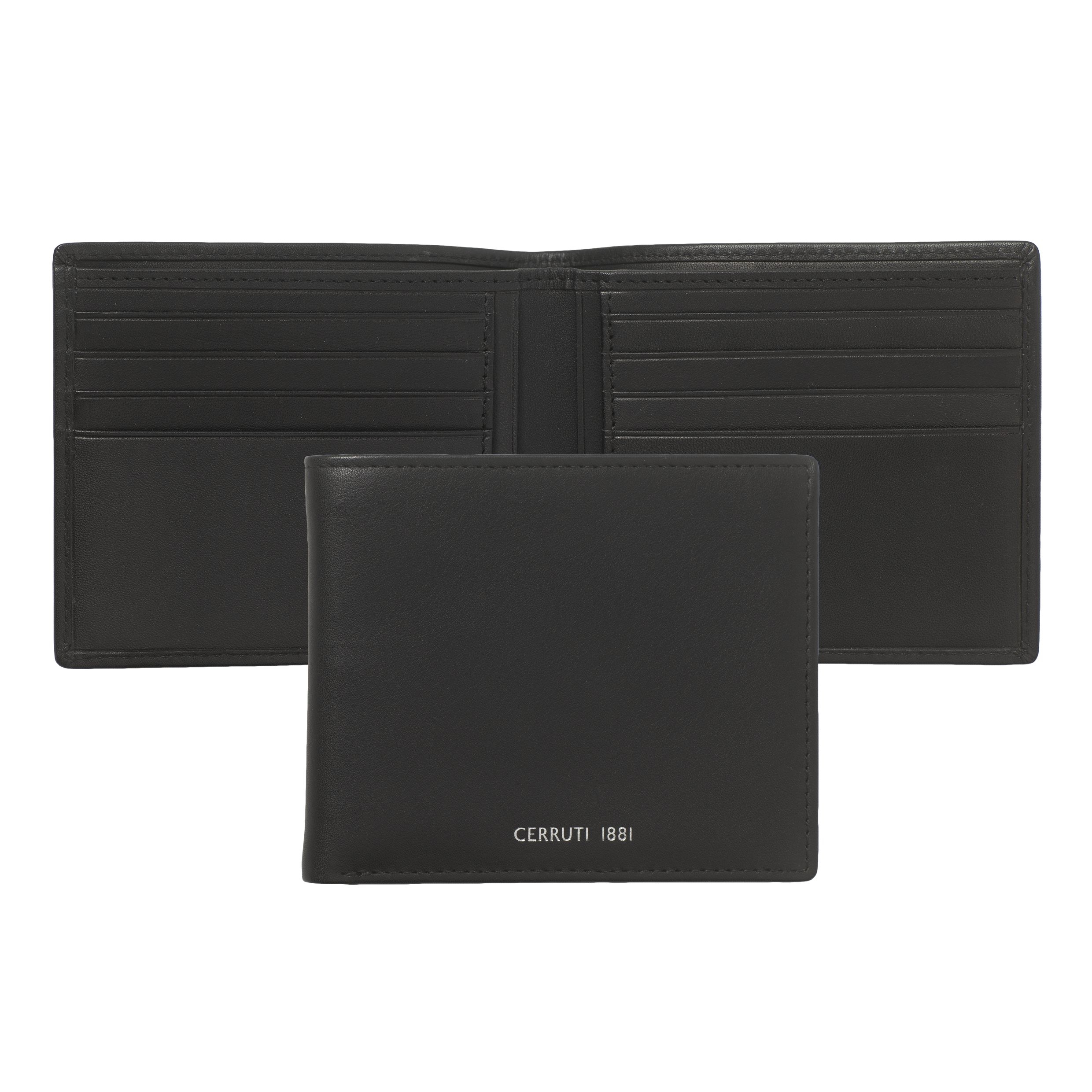 NLW914A_1 CERRUTI 1881 CARD WALLET ZOOM BLACK - Image 1