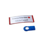 POLAR 20 NAMEBADGE RED WITH MAGNET