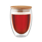 BOROSILICATE GLASS WITH BAMBOO LID - Image 2