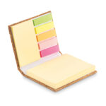 CORK COVER STICKY NOTE-PADS