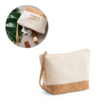 COSMETIC BAG WITH CORK DETAILS - Image 3