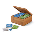 BAMBOO TEA BOX WITH 40 BAGS