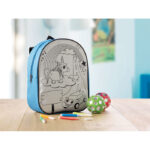 TURQUOISE BACKPACK WITH 5 MARKERS - Image 2