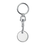 METAL TROLLEY EURO TOKEN KEYRING - Image 2