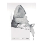 LARGE PLUSH GREY TEDDY BEAR - Image 3