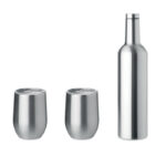 STAINLESS STEEL BOTTLE WITH 2 MUGS