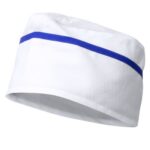 BRIGHTCHEF KITCHEN HAT – WHITE COTTON-POLYESTER WITH COLORFUL ACCENTS - Image 8