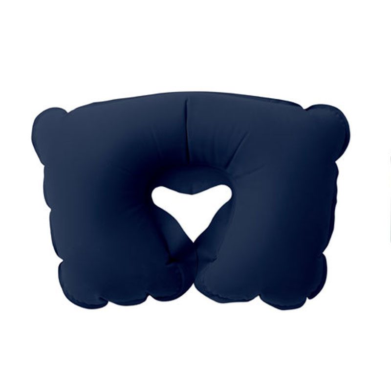 MO7265-04_1 INFLATABLE TRAVEL PILLOW BLUE - Image 1