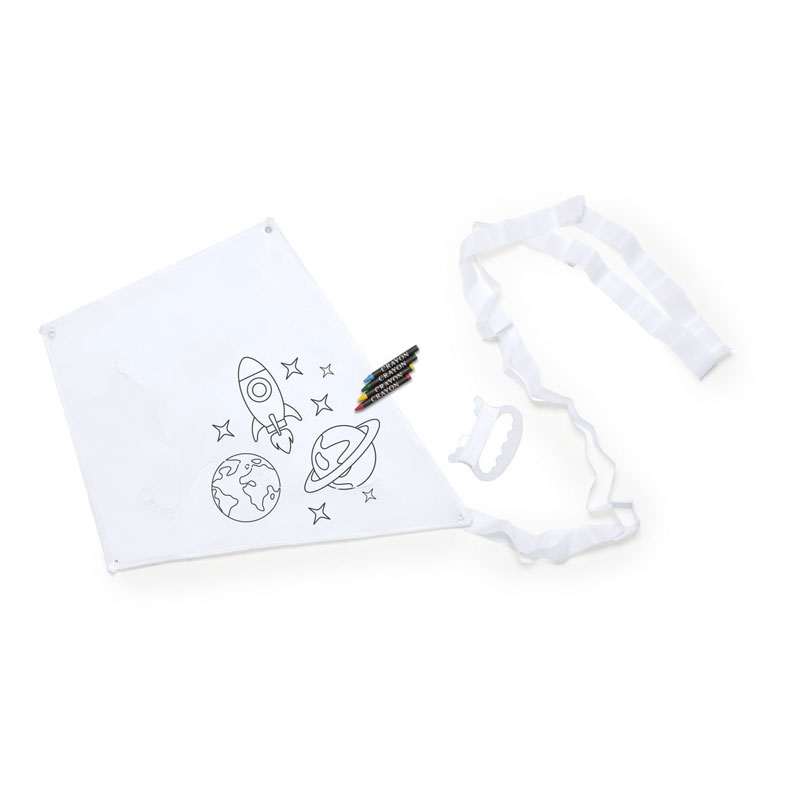 6360_1 FUN KITE FOR FLYING AND PAINTING - Image 1