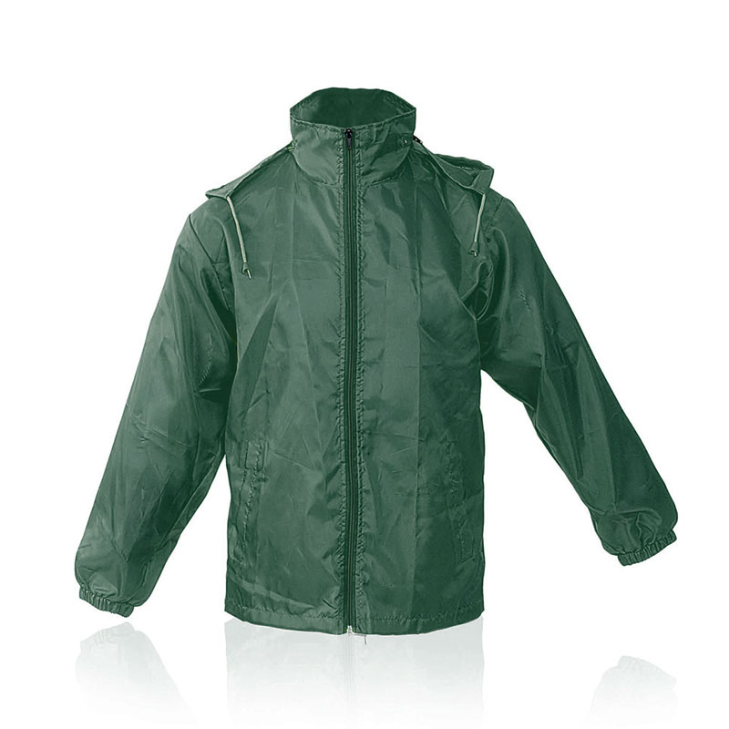 9497.04 GREEN RAINCOAT WITH ZIPPER - Image 1
