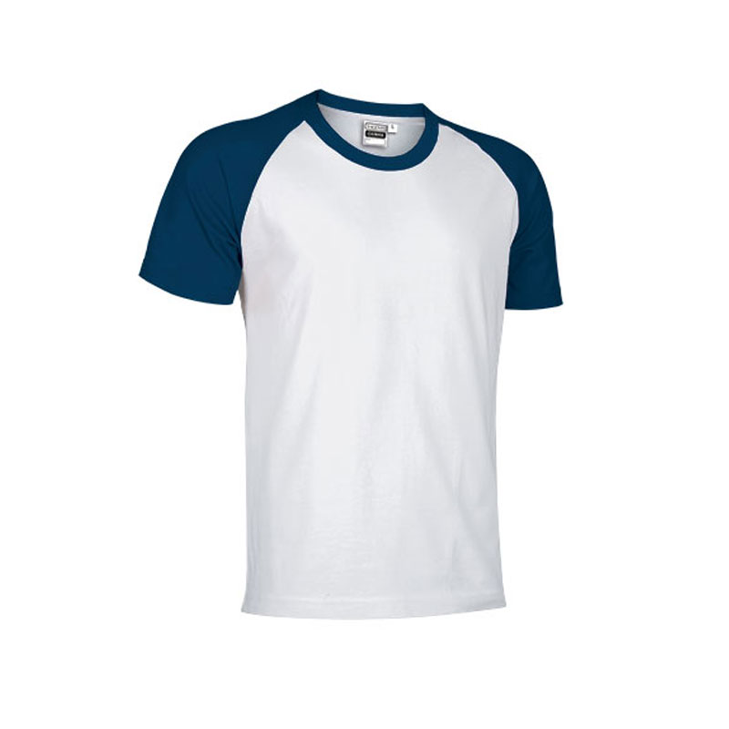 CAIMAN.WHITEORION WHITE & NAVY BLUE TWO TONE T-SHIRT - Image 1