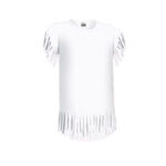 KIDS T-SHIRT IN WHITE WITH FRINGES