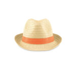 BOOGIE STRAW HAT WITH COLOURED BAND - Image 4