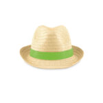 BOOGIE STRAW HAT WITH COLOURED BAND - Image 2