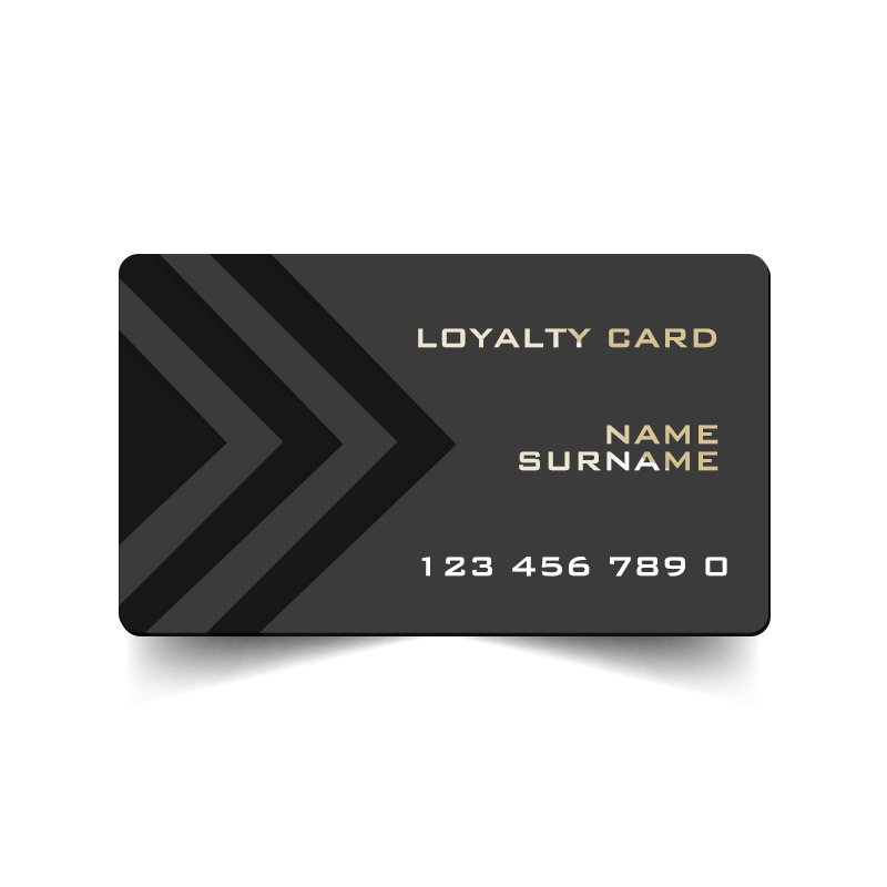 PRNT606A PLASTIC LOYALTY CARDS (PACK OF 10) - Image 1