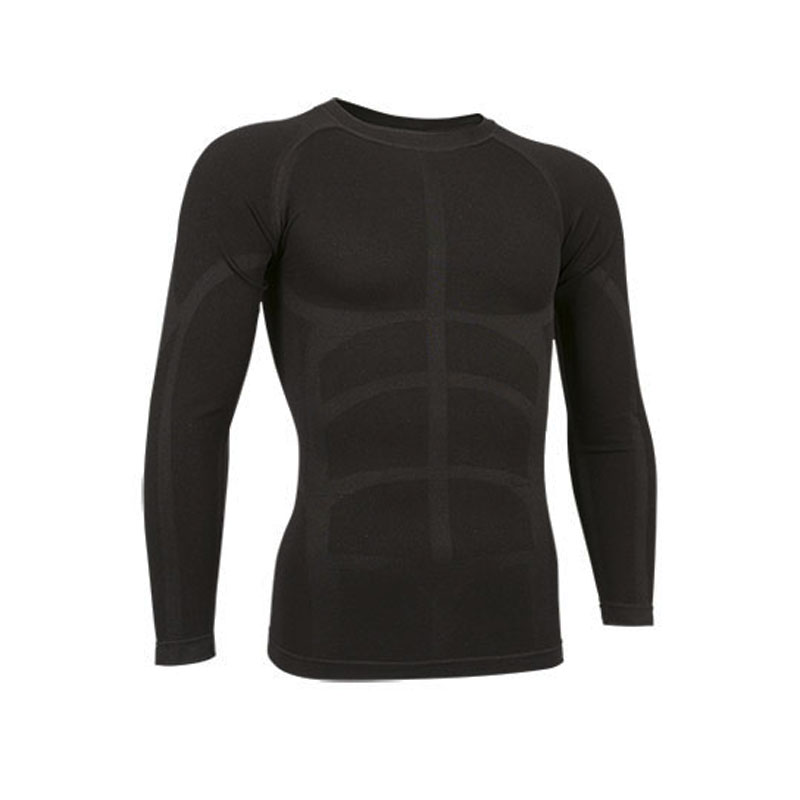 SKYNET.BLACK BLACK SECOND SKIN T-SHIRT - Image 1