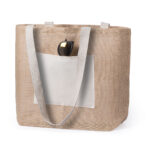JUTE BAG FARUS WITH FRONT POCKET