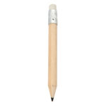 MINI PENCIL WITH ROUND BODY IN NATURAL