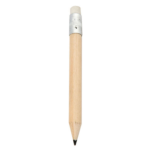 9607_1.jpg MINI PENCIL WITH ROUND BODY IN NATURAL - Image 1