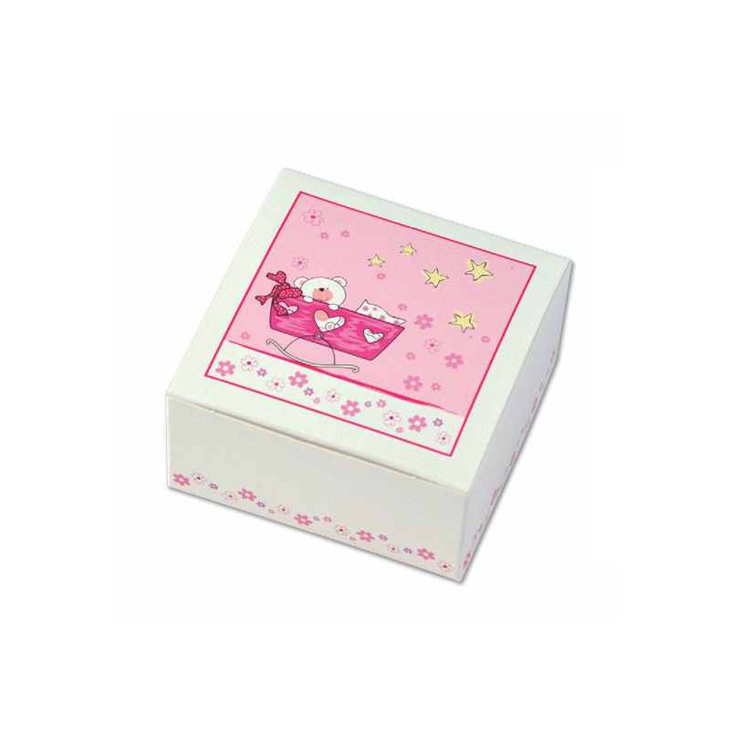 GBSQ02C BOX FOR TREATS CRIB BED PINK - Image 1