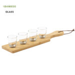 SHOT GLASS TRAY LOLAF MADE OF BAMBOO