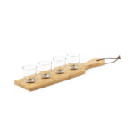 SHOT GLASS TRAY LOLAF MADE OF BAMBOO - Image 3