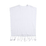 KAFTAN ROSEUX WITH FRINGED FINISH