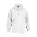 WHITE FLEECE JACKET HIZAN – UNISEX POLAR FLEECE JACKET FOR COLD WEATHER COMFORT - Image 2
