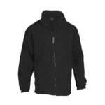 UNISEX BLACK POLAR FLEECE JACKET – HIZAN STYLE FOR EVERYDAY WARMTH - Image 2