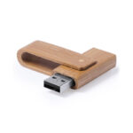 ECOTWIST BAMBOO 16GB USB FLASH DRIVE – NATURAL WOOD FINISH WITH RECYCLED BOX - Image 2