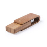 ECOTWIST BAMBOO 16GB USB FLASH DRIVE – NATURAL WOOD FINISH WITH RECYCLED BOX - Image 3