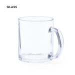 TRANSPARENT GLASS MUG BRANT