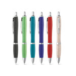 ECO BALL PEN WITH CLIP AND BLUE INK - Image 17