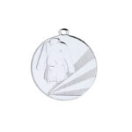 SILVER MARTIAL ARTS MEDAL 50MM – KARATE, JUDO, TAEKWONDO, AIKIDO, JUJUTSU AWARD - Image 2