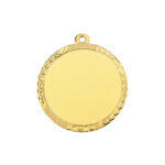 GOLD MEDAL 60MM WITH CUSTOM PRINTED LABEL – PERSONALIZED AWARD MEDAL - Image 2